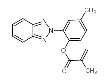 2-(2-丙烯酸氧基-5-甲基苯基)苯并噻唑结构式