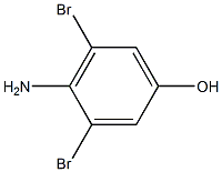 4-氨基-3,5-二溴苯酚结构式