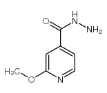 4-Pyridinecarboxylicacid, 2-methoxy-, hydrazide Structure