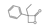 3-ethyl-3-phenyloxetan-2-one结构式