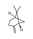 (+)-beta-pinene structure
