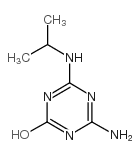 atrazine-desethyl-2-hydroxy Structure