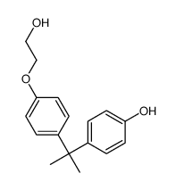 4-[1-[4-(2-Hydroxyethoxy)phenyl]-1-methylethyl]phenol Structure