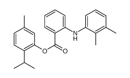 (5-methyl-2-propan-2-ylphenyl) 2-(2,3-dimethylanilino)benzoate结构式