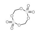 1,3,5,7,2,6-tetraoxadithiocane 2,2,6,6-tetraoxide结构式
