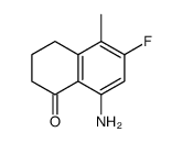 8-氨基-6-氟-5-甲基-3,4-二氢-1(2H)-酮结构式