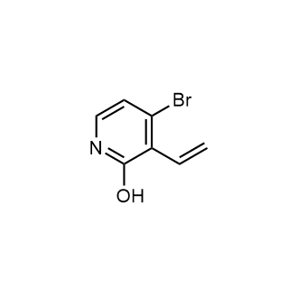 4-溴-3-乙烯基吡啶-2-醇结构式