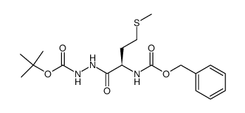 Cbz-D-Met-NHNHBoc结构式