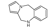 10,11-二氢-5H-吡咯并[2,1-C][1,4]苯并二氮杂环庚烷结构式