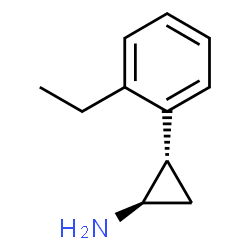 03 反式-2-(2-乙基苯基)环丙-1-胺盐酸盐结构式