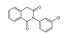 2-(3-氯苯基)-4H-异喹啉-1,3-二酮结构式