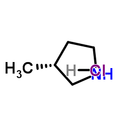 (R)-3-甲基吡咯烷盐酸盐结构式