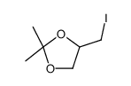4-(Iodomethyl)-2,2-dimethyl-1,3-dioxolane结构式