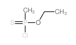 Phosphonochloridothioicacid, P-methyl-, O-ethyl ester Structure