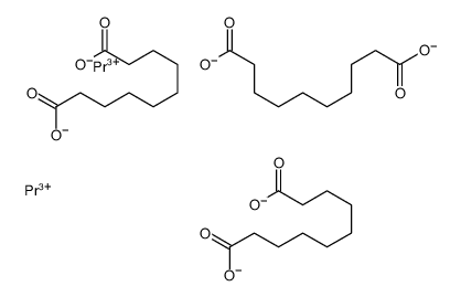 praseodymium(3+) sebacate Structure