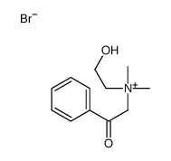2-hydroxyethyl-dimethyl-phenacylazanium,bromide结构式