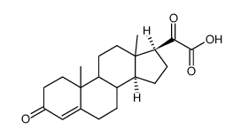 4-pregnene-3,20-dione-21-oic acid Structure