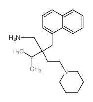1-Piperidinebutanamine,b-(1-methylethyl)-b-(1-naphthalenylmethyl)- Structure