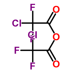 Chlorodifluoroacetic anhydride Structure