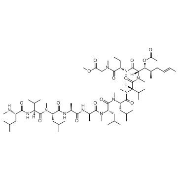 环孢菌素A-衍生物1游离碱结构式