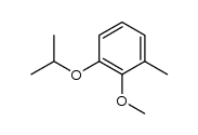 1-isopropoxy-2-methoxy-3-methylbenzene结构式