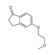 5-(2-甲氧基乙氧基)-茚满-1-酮结构式