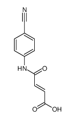 4-(4-cyanoanilino)-4-oxobut-2-enoic acid Structure