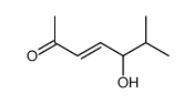 (E)-5-hydroxy-6-methyl-3-hepten-2-one结构式