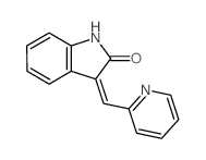 3-(pyridin-2-ylmethylidene)-1H-indol-2-one Structure