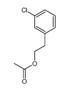 2-(3-chlorophenyl)ethyl acetate Structure
