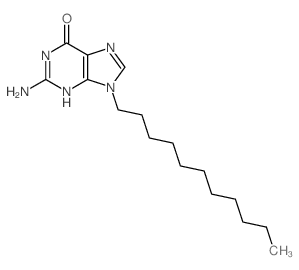 6H-Purin-6-one,2-amino-1,9-dihydro-9-undecyl-结构式