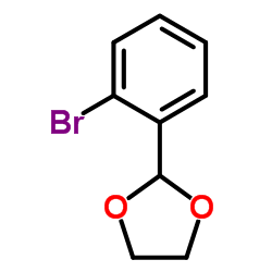 2-(2-Bromophenyl)-1,3-dioxolane structure