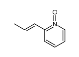 2-(1-propenyl)pyridine N-oxide Structure