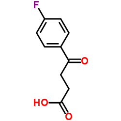 3-(4-氟苯甲酰)丙酸结构式