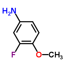 3-氟-4-甲氧基苯胺结构式