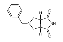 顺式-5-苄基四氢吡咯并[3,4-c]吡咯-1,3(2h,3ah)-二酮结构式