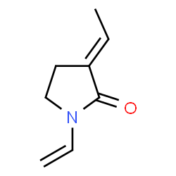 2-Pyrrolidinone,1-ethenyl-3-ethylidene-(9CI) structure