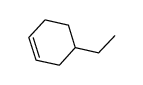 4-Ethylcyclohexene Structure