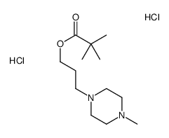3-(4-methylpiperazin-1-yl)propyl 2,2-dimethylpropanoate,dihydrochloride Structure