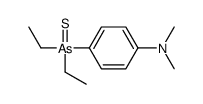 4-diethylarsinothioyl-N,N-dimethylaniline结构式