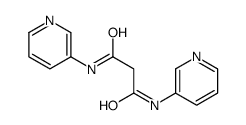 N,N'-dipyridin-3-ylpropanediamide结构式