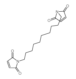 1,10-双(马来酰亚胺)癸烷结构式