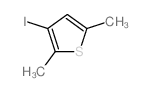 3-碘-2,5-二甲基噻吩结构式