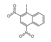 1-iodo-2,4-dinitronaphthalene结构式