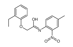 2-(2-ethylphenoxy)-N-(4-methyl-2-nitrophenyl)acetamide Structure