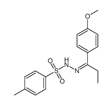 N'-(1-(4-methoxyphenyl)propylidene)-4-methylbenzenesulfonohydrazide Structure