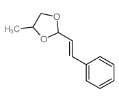 1,3-Dioxolane, 4-methyl-2-styryl- structure
