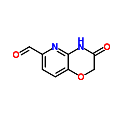 3-OXO-3,4-DIHYDRO-2H-PYRIDO[3,2-B][1,4]OXAZINE-6-CARBALDEHYDE Structure