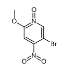 5-bromo-2-methoxy-4-nitro-1-oxidopyridin-1-ium Structure