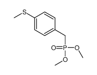1-(dimethoxyphosphorylmethyl)-4-methylsulfanylbenzene Structure